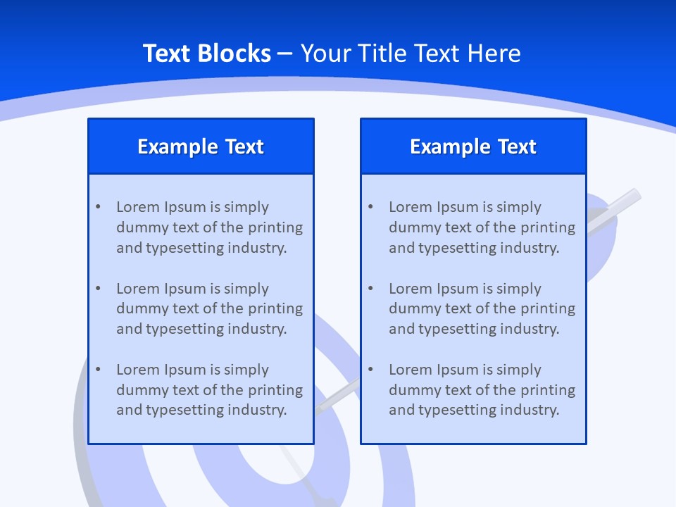 Exactly On Target PowerPoint Template