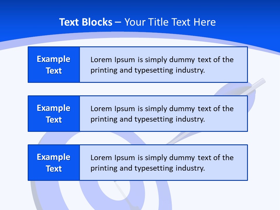 Exactly On Target PowerPoint Template