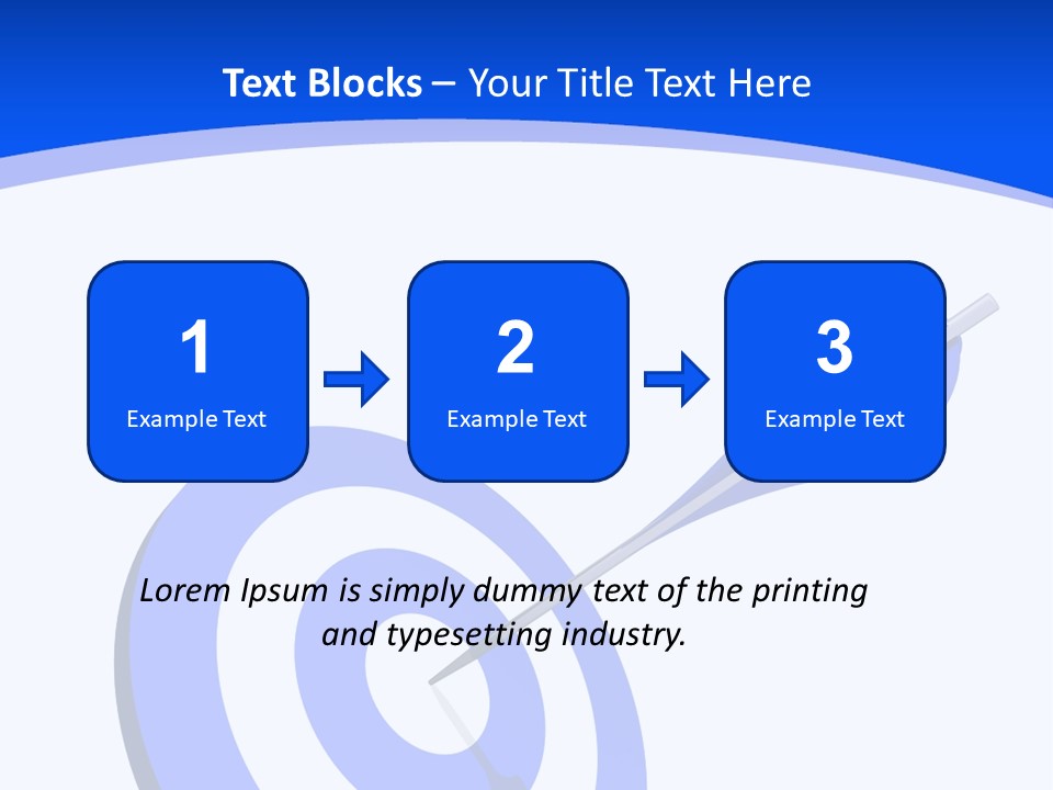 Exactly On Target PowerPoint Template