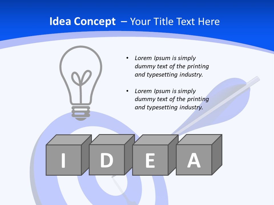 Exactly On Target PowerPoint Template