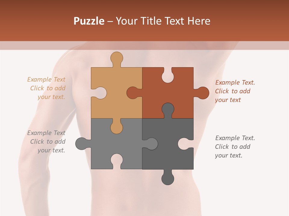 Male Back PowerPoint Template