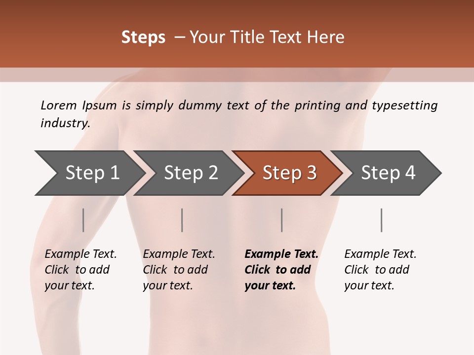 Male Back PowerPoint Template