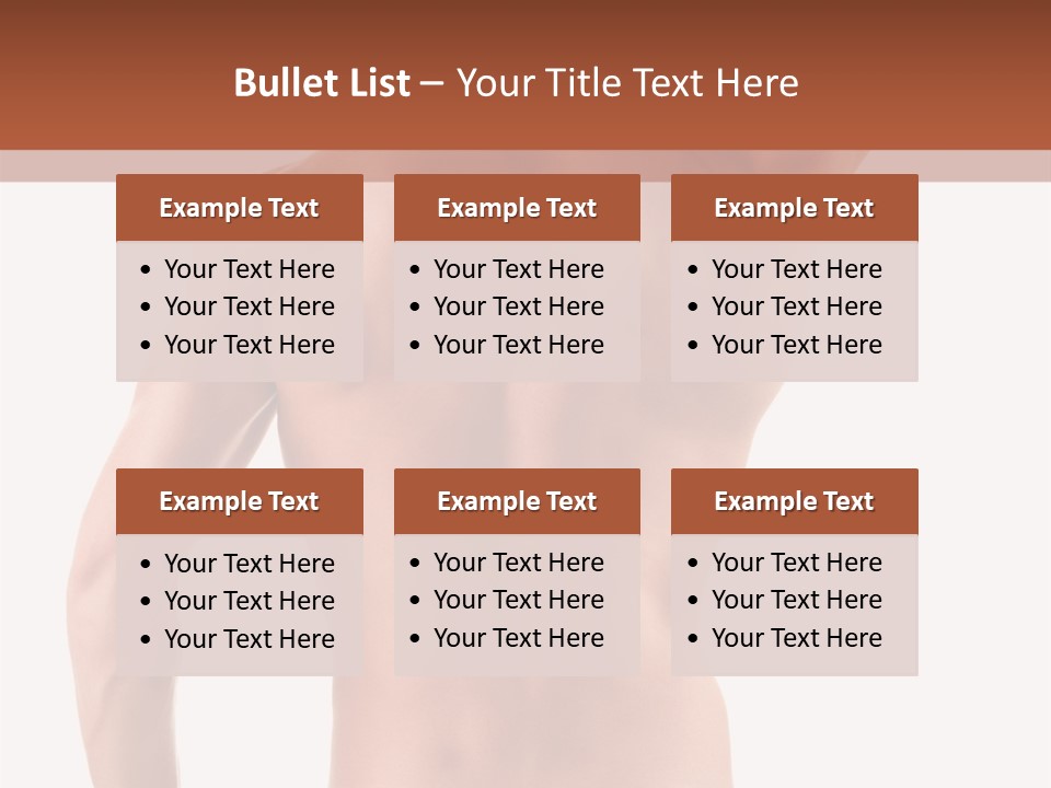 Male Back PowerPoint Template
