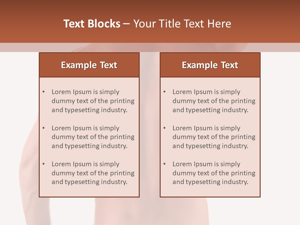 Male Back PowerPoint Template