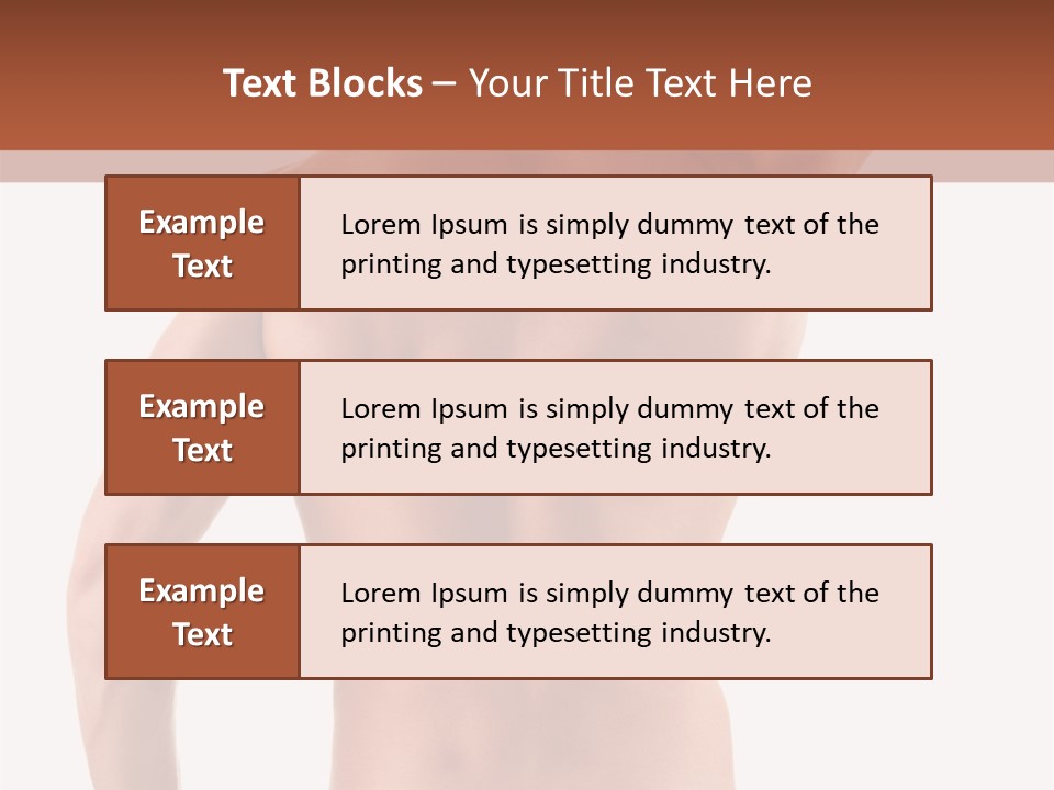Male Back PowerPoint Template