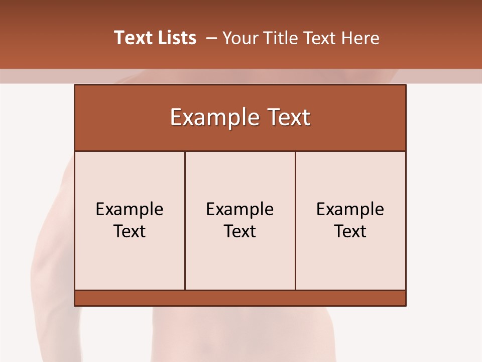 Male Back PowerPoint Template