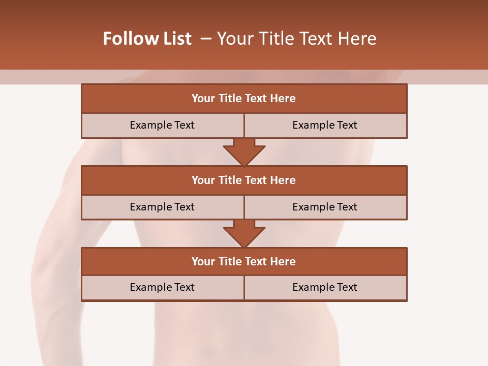 Male Back PowerPoint Template
