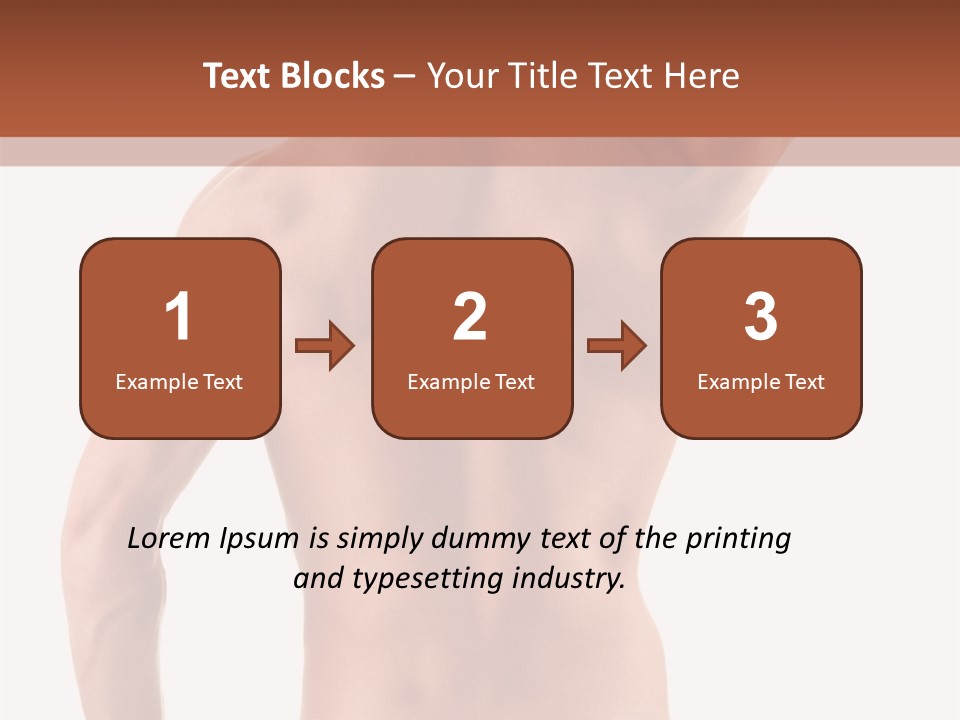 Male Back PowerPoint Template