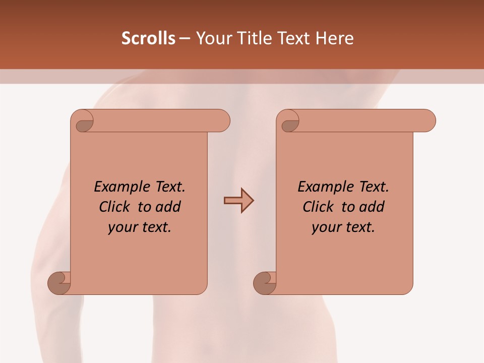 Male Back PowerPoint Template