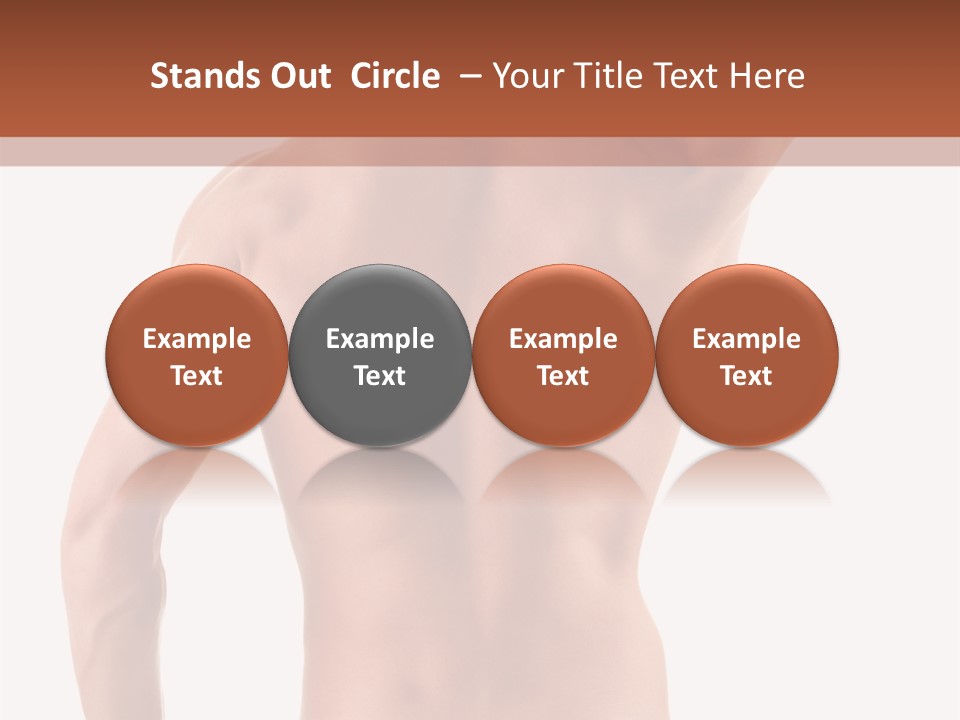 Male Back PowerPoint Template