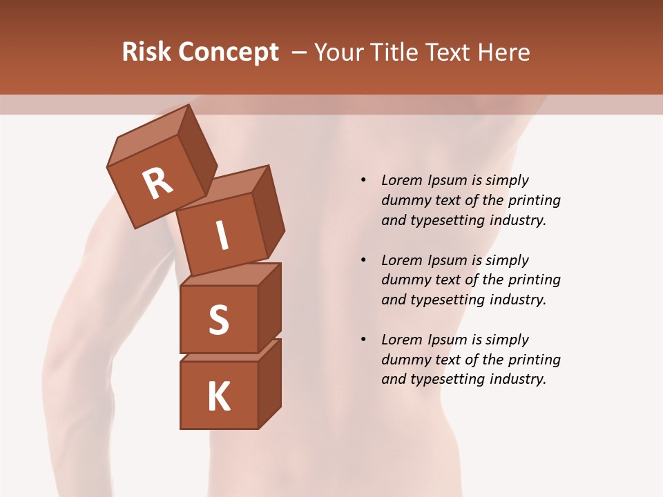 Male Back PowerPoint Template