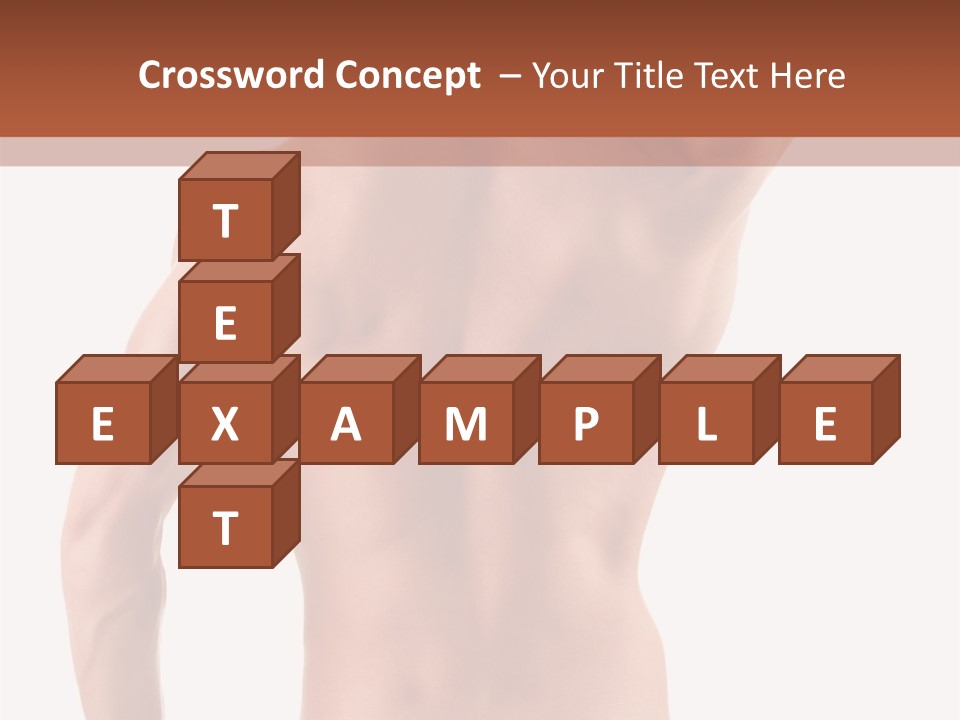 Male Back PowerPoint Template