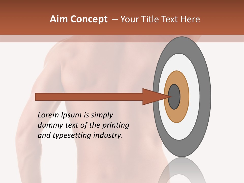 Male Back PowerPoint Template