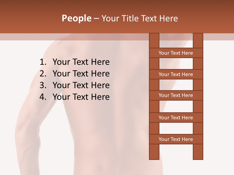 Male Back PowerPoint Template