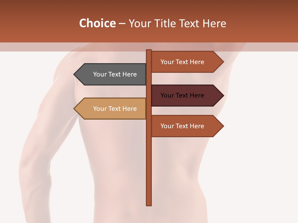 Male Back PowerPoint Template