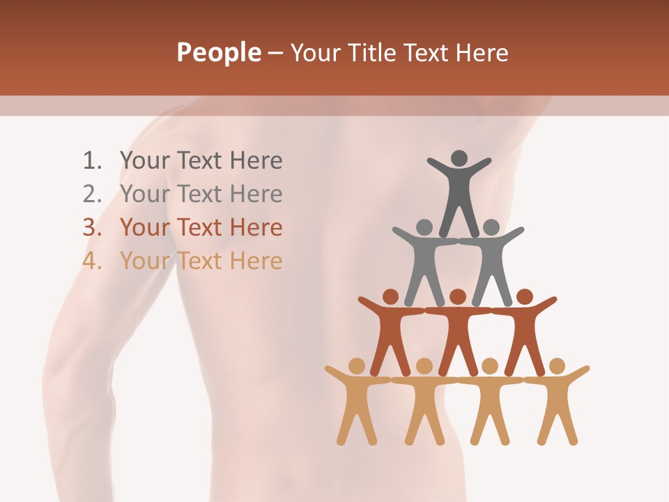 Male Back PowerPoint Template