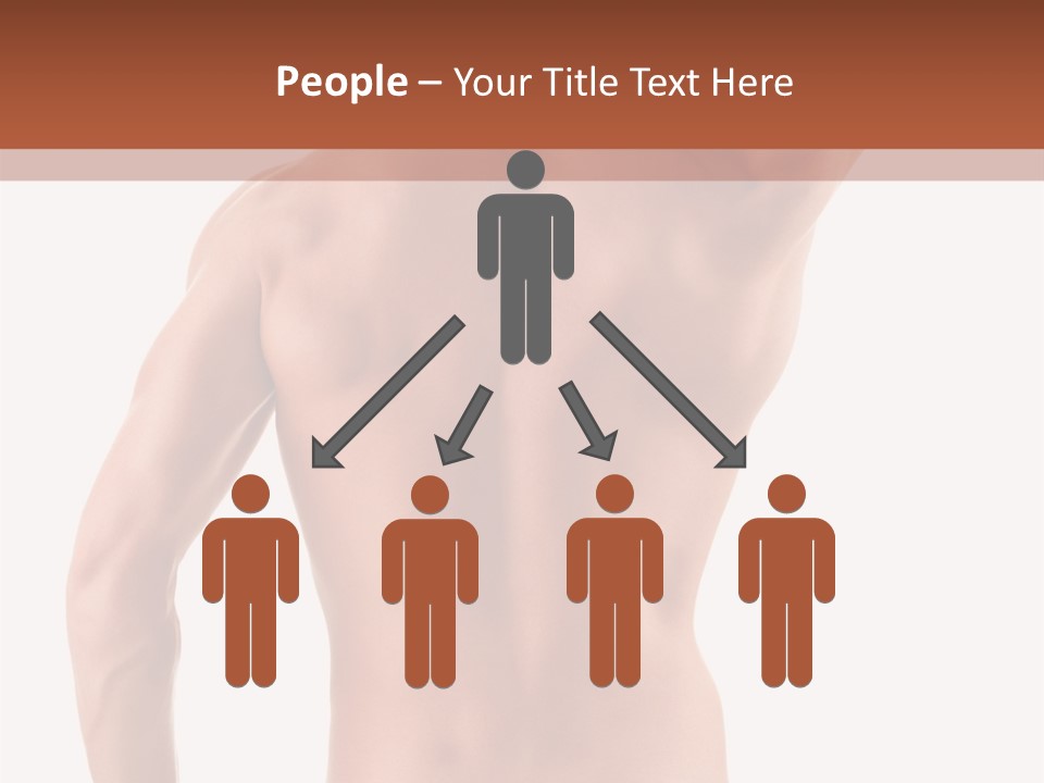 Male Back PowerPoint Template