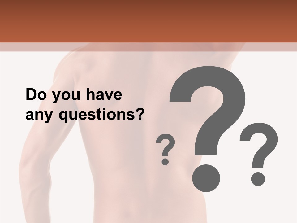 Male Back PowerPoint Template