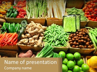 Vegetables. Healthy Eating PowerPoint Template