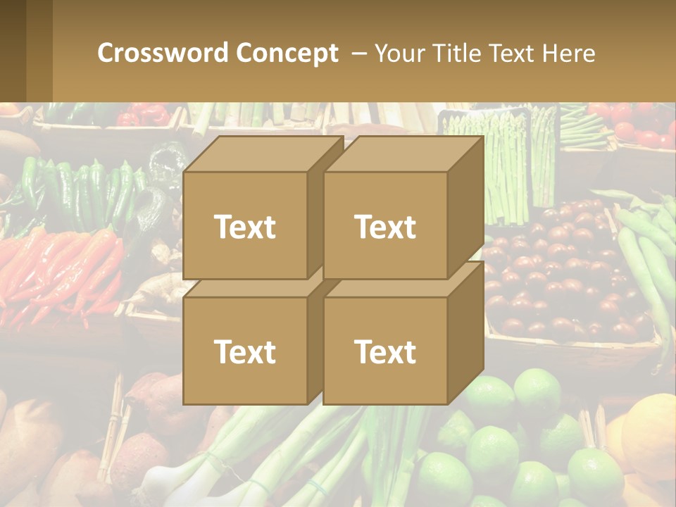 Vegetables. Healthy Eating PowerPoint Template