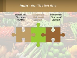 Vegetables. Healthy Eating PowerPoint Template