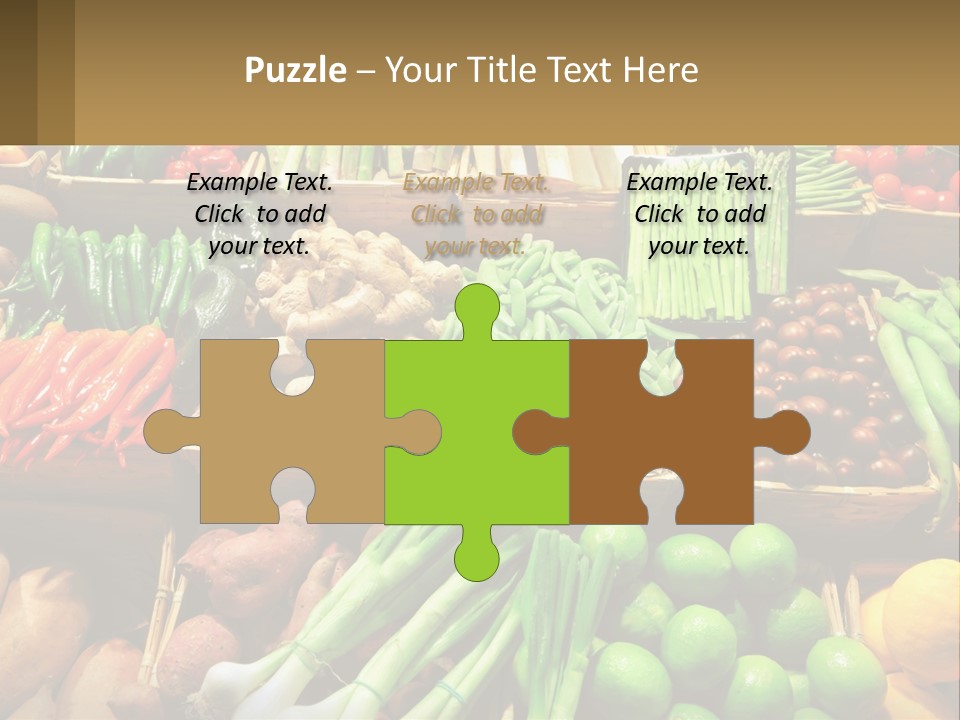 Vegetables. Healthy Eating PowerPoint Template