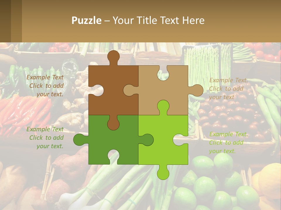 Vegetables. Healthy Eating PowerPoint Template