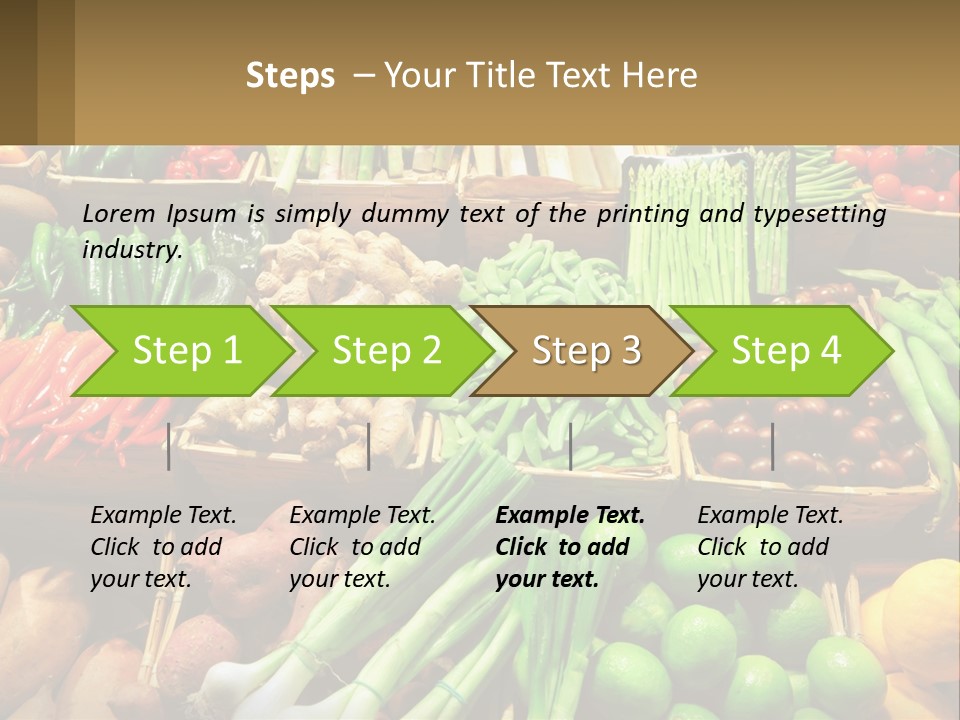 Vegetables. Healthy Eating PowerPoint Template