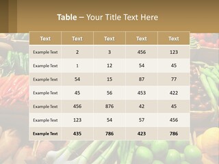 Vegetables. Healthy Eating PowerPoint Template