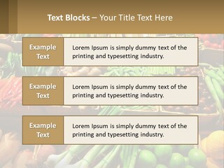 Vegetables. Healthy Eating PowerPoint Template