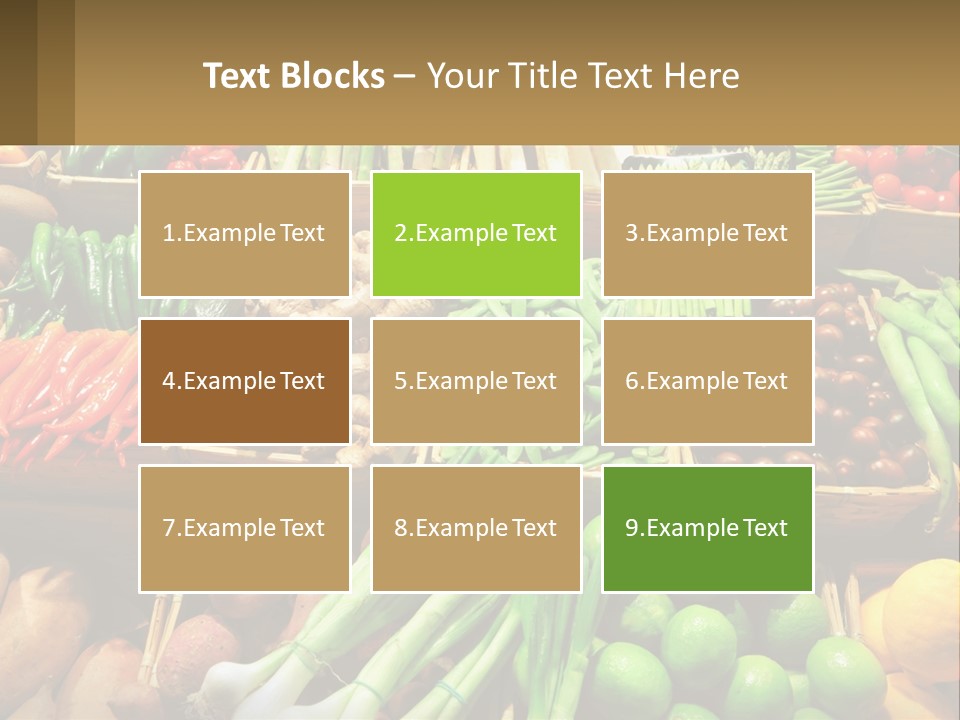 Vegetables. Healthy Eating PowerPoint Template