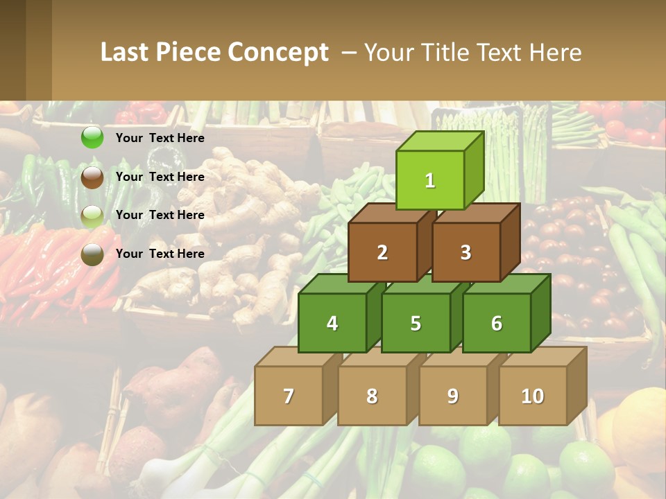 Vegetables. Healthy Eating PowerPoint Template