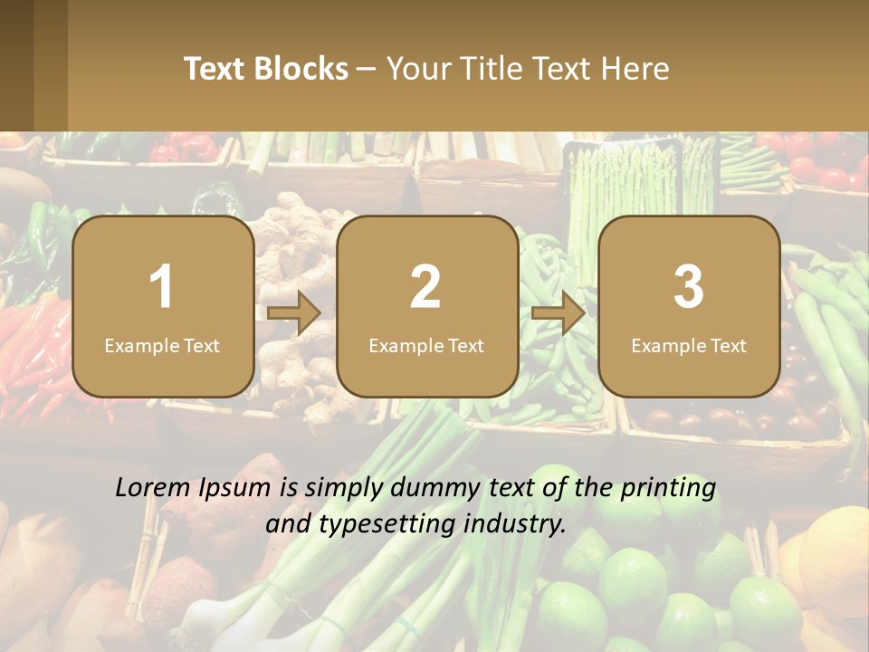 Vegetables. Healthy Eating PowerPoint Template