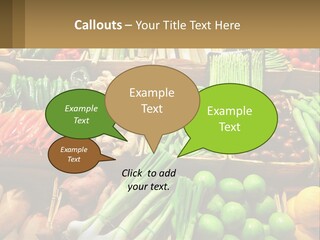 Vegetables. Healthy Eating PowerPoint Template