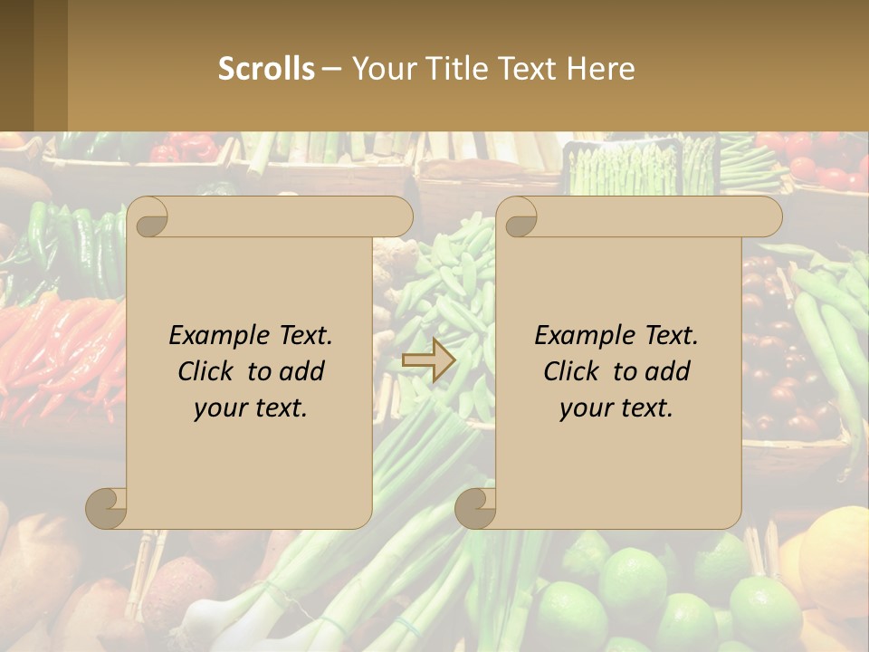Vegetables. Healthy Eating PowerPoint Template