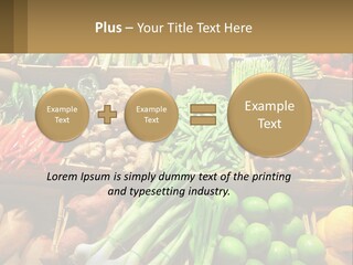 Vegetables. Healthy Eating PowerPoint Template