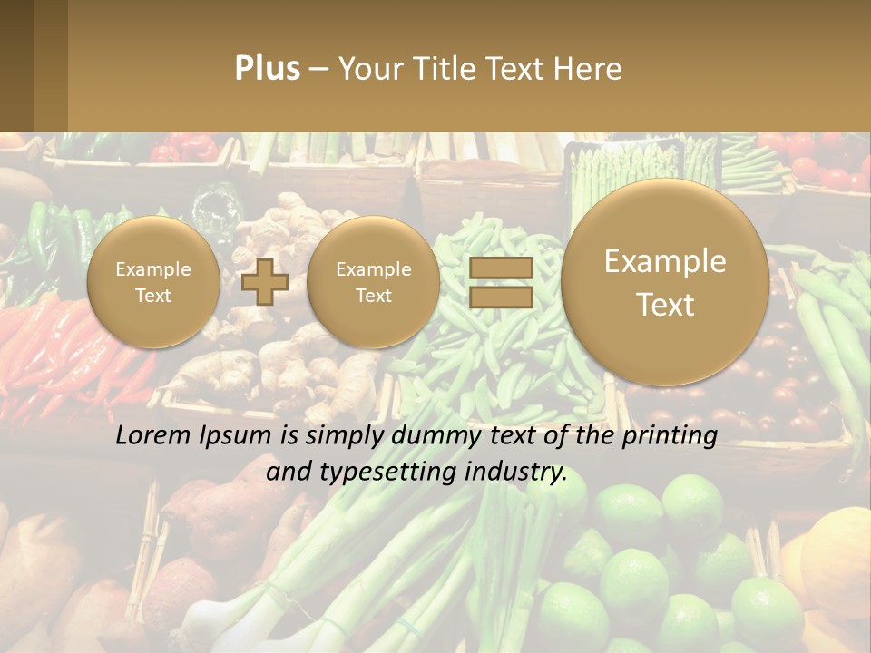 Vegetables. Healthy Eating PowerPoint Template