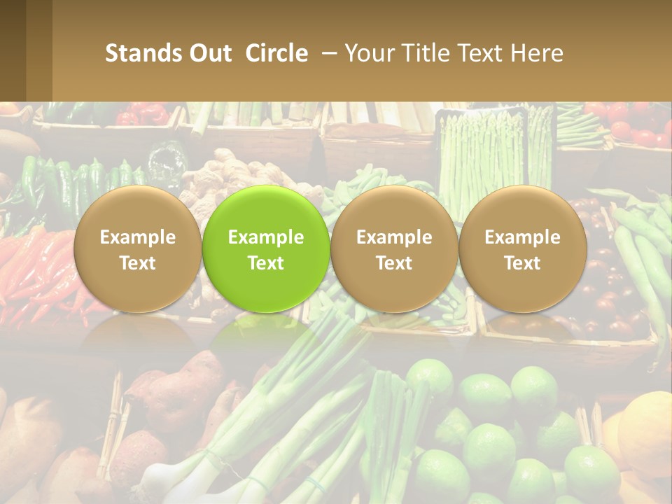 Vegetables. Healthy Eating PowerPoint Template