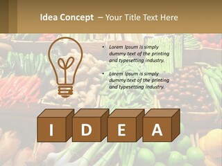 Vegetables. Healthy Eating PowerPoint Template
