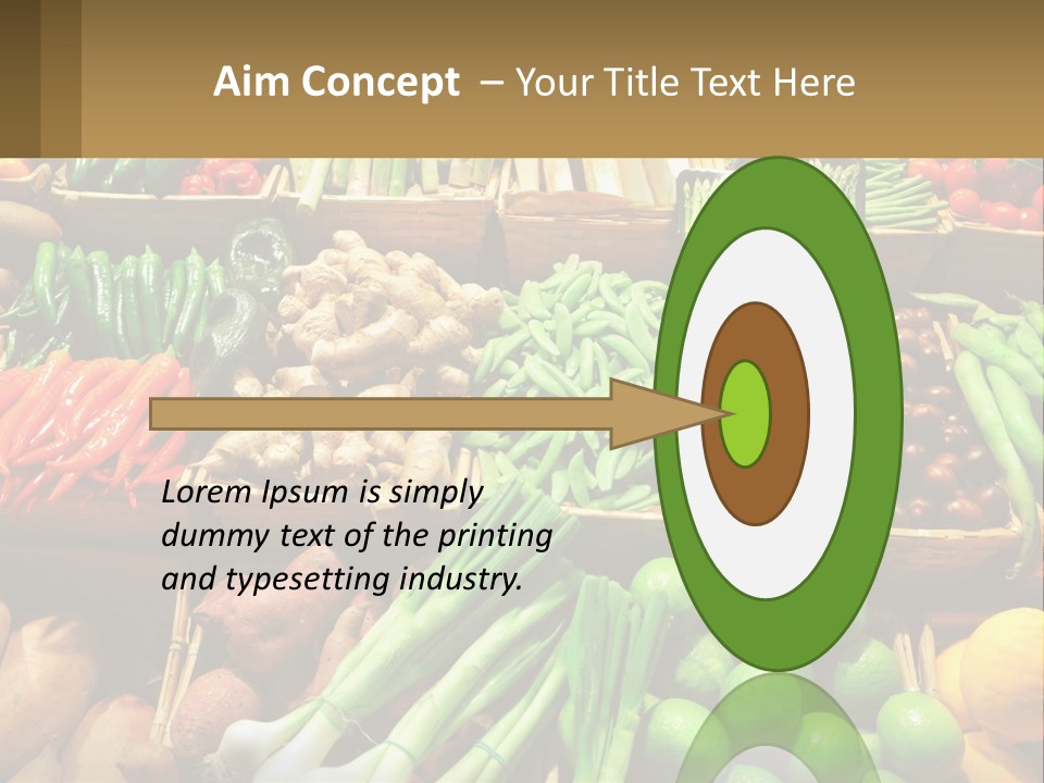 Vegetables. Healthy Eating PowerPoint Template