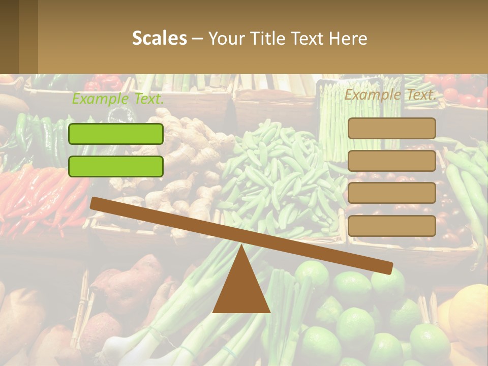 Vegetables. Healthy Eating PowerPoint Template