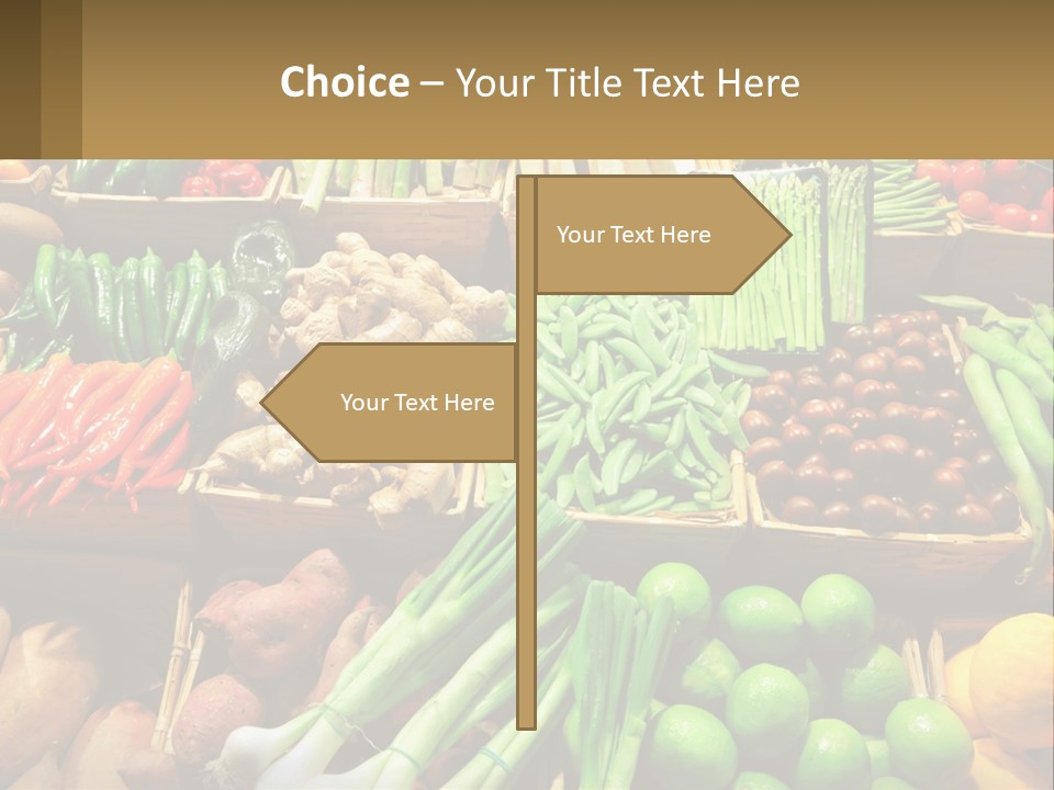 Vegetables. Healthy Eating PowerPoint Template