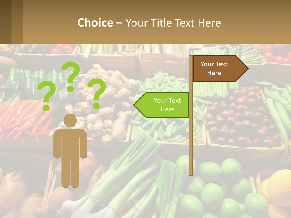 Vegetables. Healthy Eating PowerPoint Template
