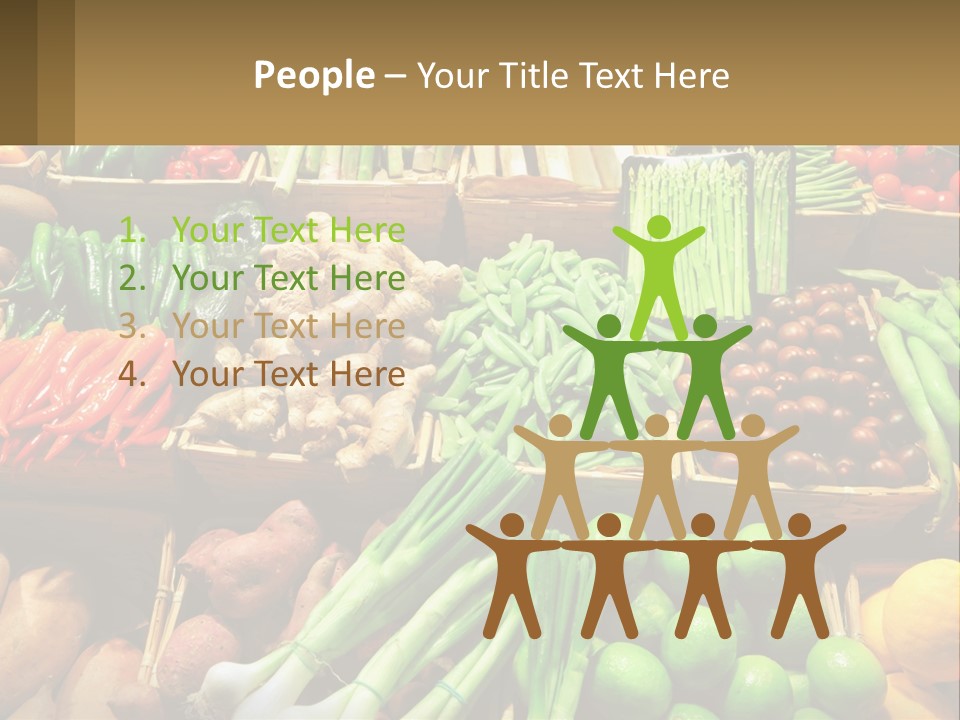 Vegetables. Healthy Eating PowerPoint Template