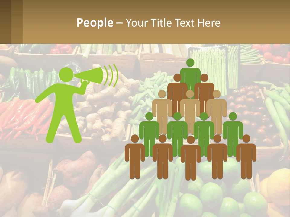 Vegetables. Healthy Eating PowerPoint Template