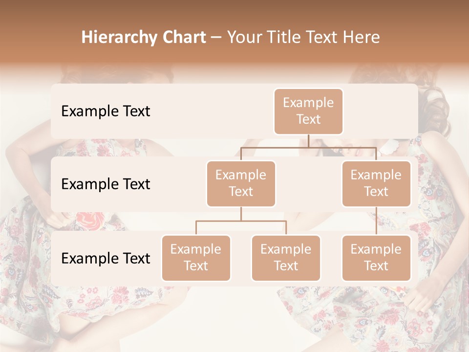 A Girl In A Dress PowerPoint Template