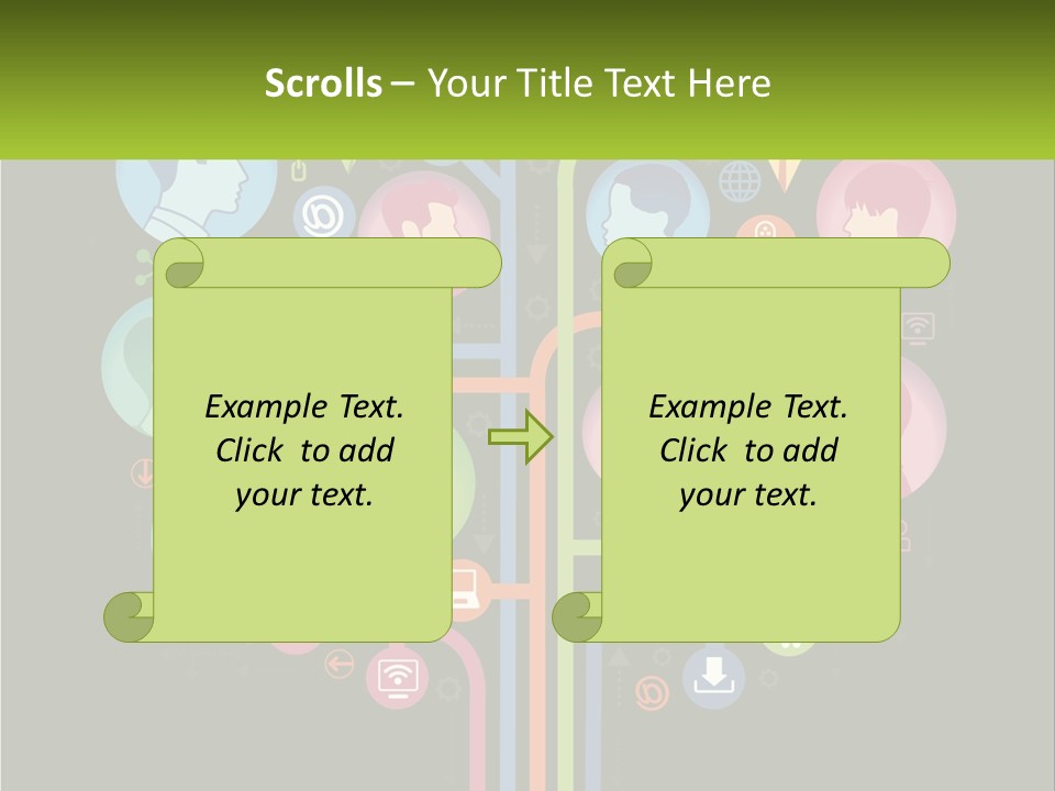 Social Contacts PowerPoint Template