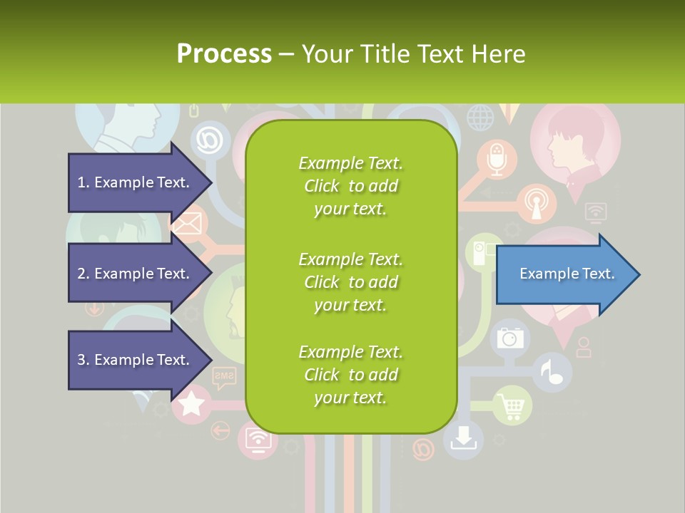 Social Contacts PowerPoint Template