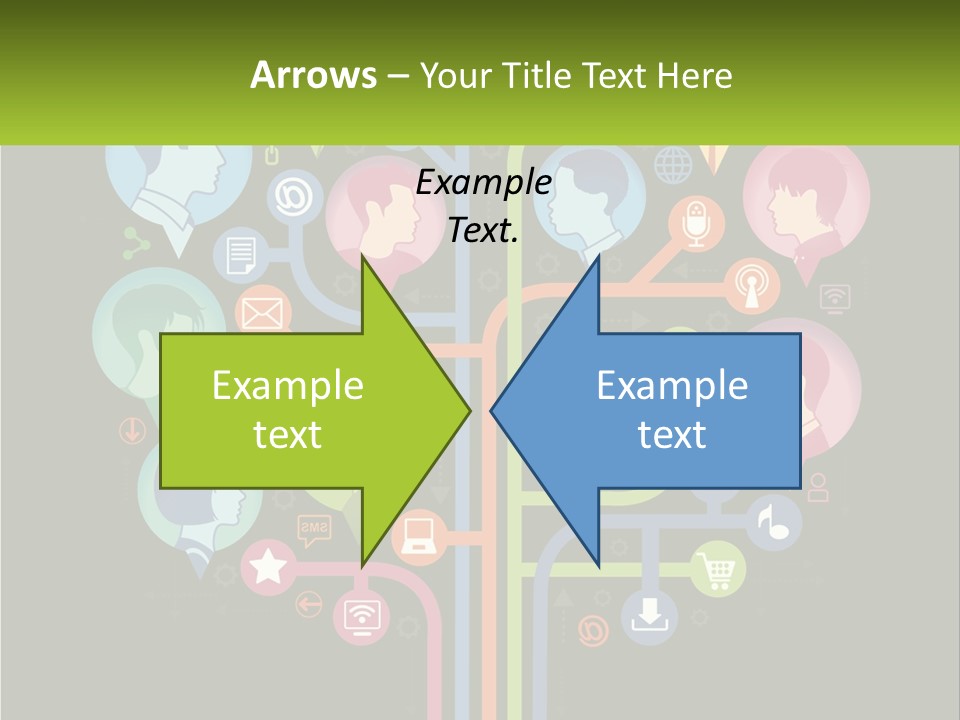 Social Contacts PowerPoint Template