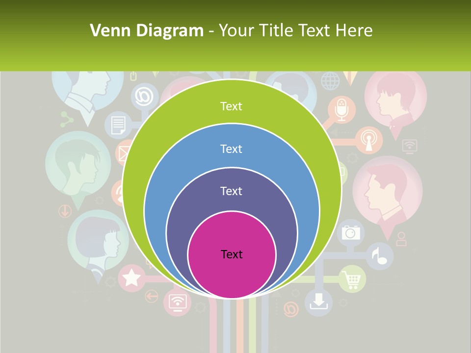 Social Contacts PowerPoint Template